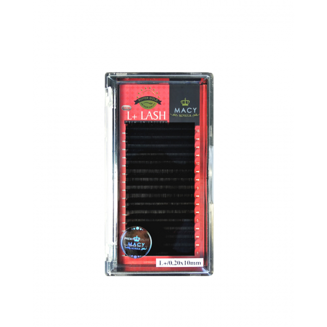 copy of BOX EYELASH Extensions MACY, Curve "L" and Curve "L+" Super Gold Premium