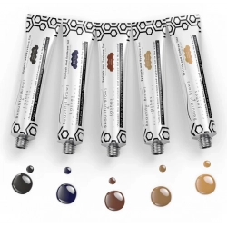 Eyebrow and eyelash dyes