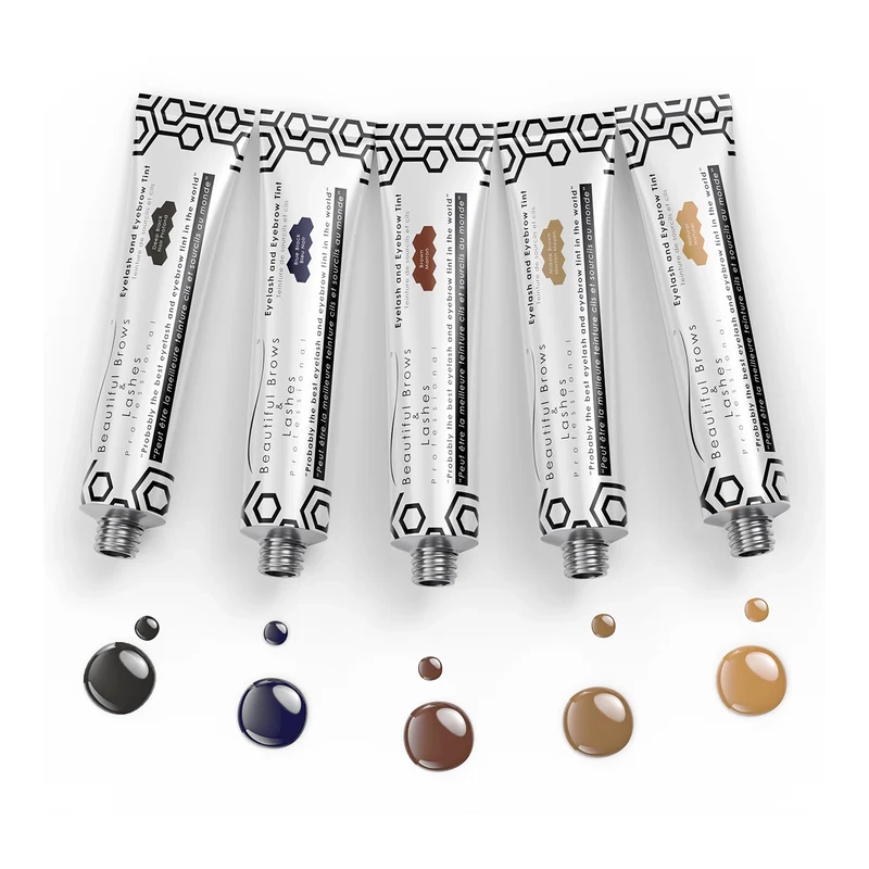 Eyebrow and eyelash tints