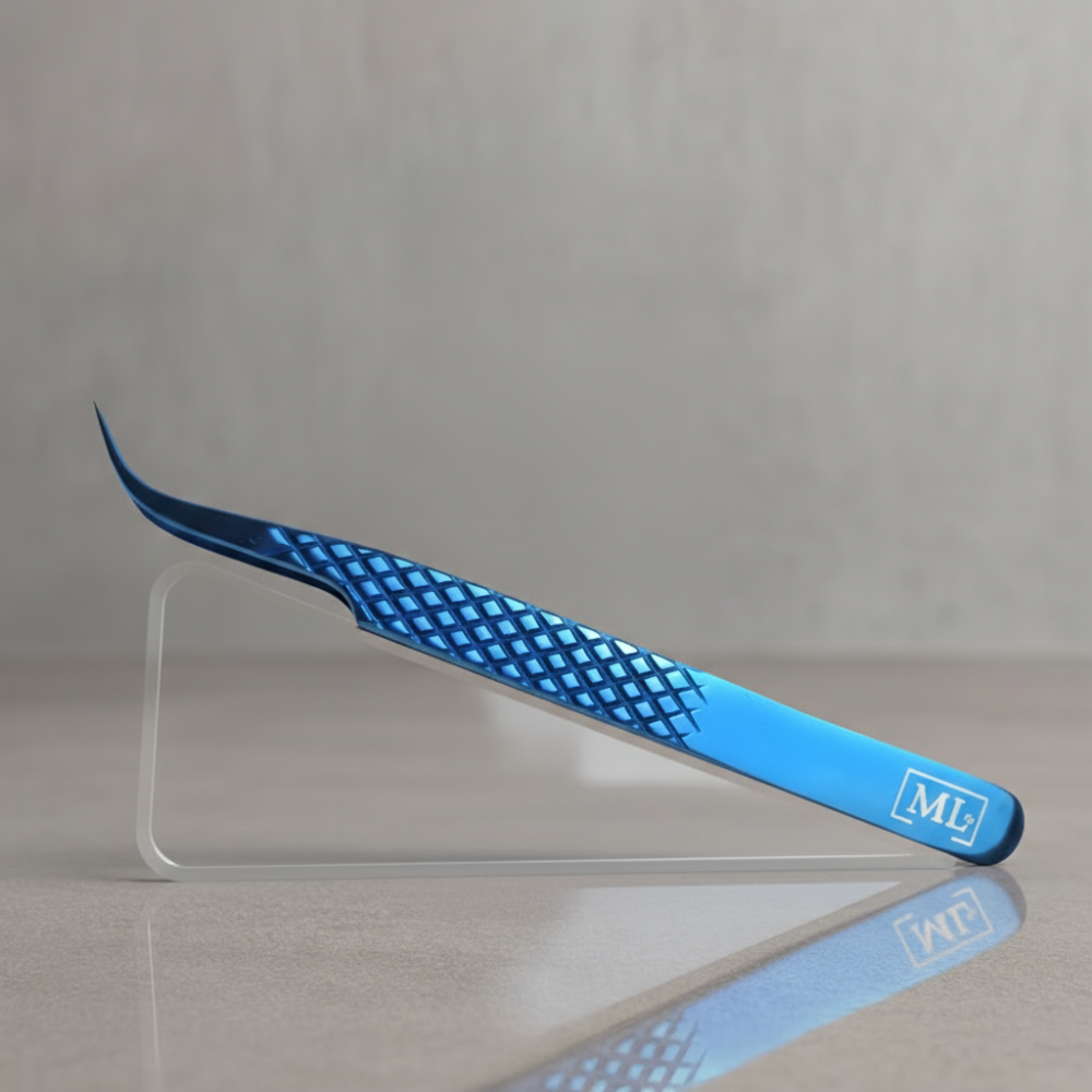 Curved Clip Blue Mirror, high quality, MilyanLashes