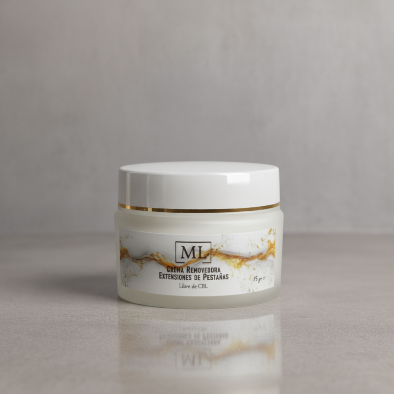 Removedor de extensiones de pestañas en crema