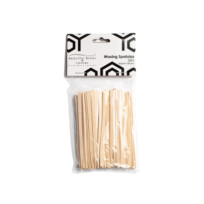 Thin spatulas for hair removal